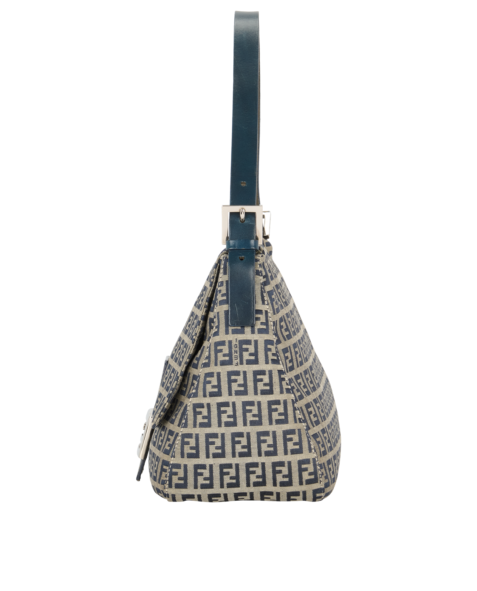 Mama Forever, &pound;820, Handbags, Beige/Navy, Canvas, Bottom view